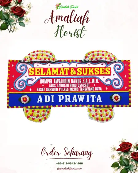 Papan Bunga Ucapan Selamat wonoayu